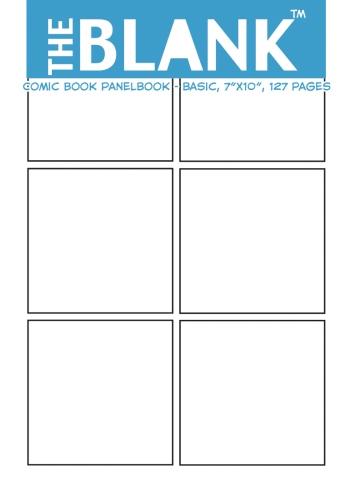 The Blank™ Comic Book Panelbook – About Comics