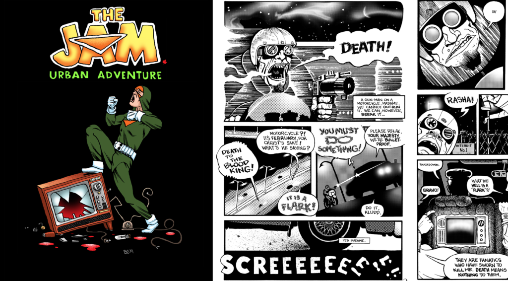 The Jam collection cover and sample art